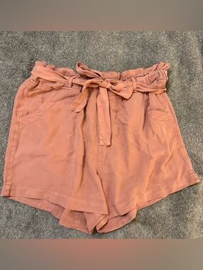 ☀️SUMMER Stock-Up☀️ Thread & Supply Paper bag Waist Shorts Dusty Rose sz Large